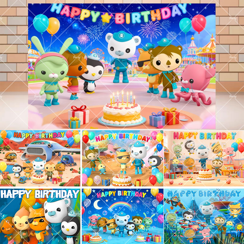 Photography Sport - Cartoon Octonauted Kids Birthday Party Decor