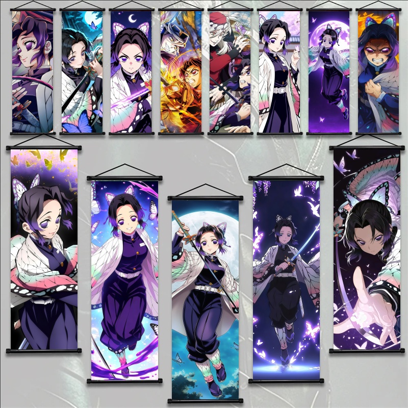 Photography Object - Shinobu Kocho Demon Slayer Art Fabric