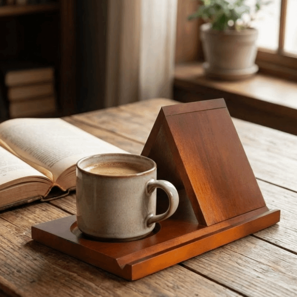 Photography Magazine - Minimalist 2 in 1 Triangle Wooden
