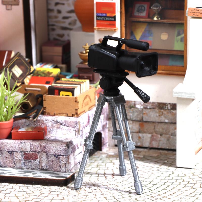 Photography Camera - Mini Video Camera Tripod Model 1:12