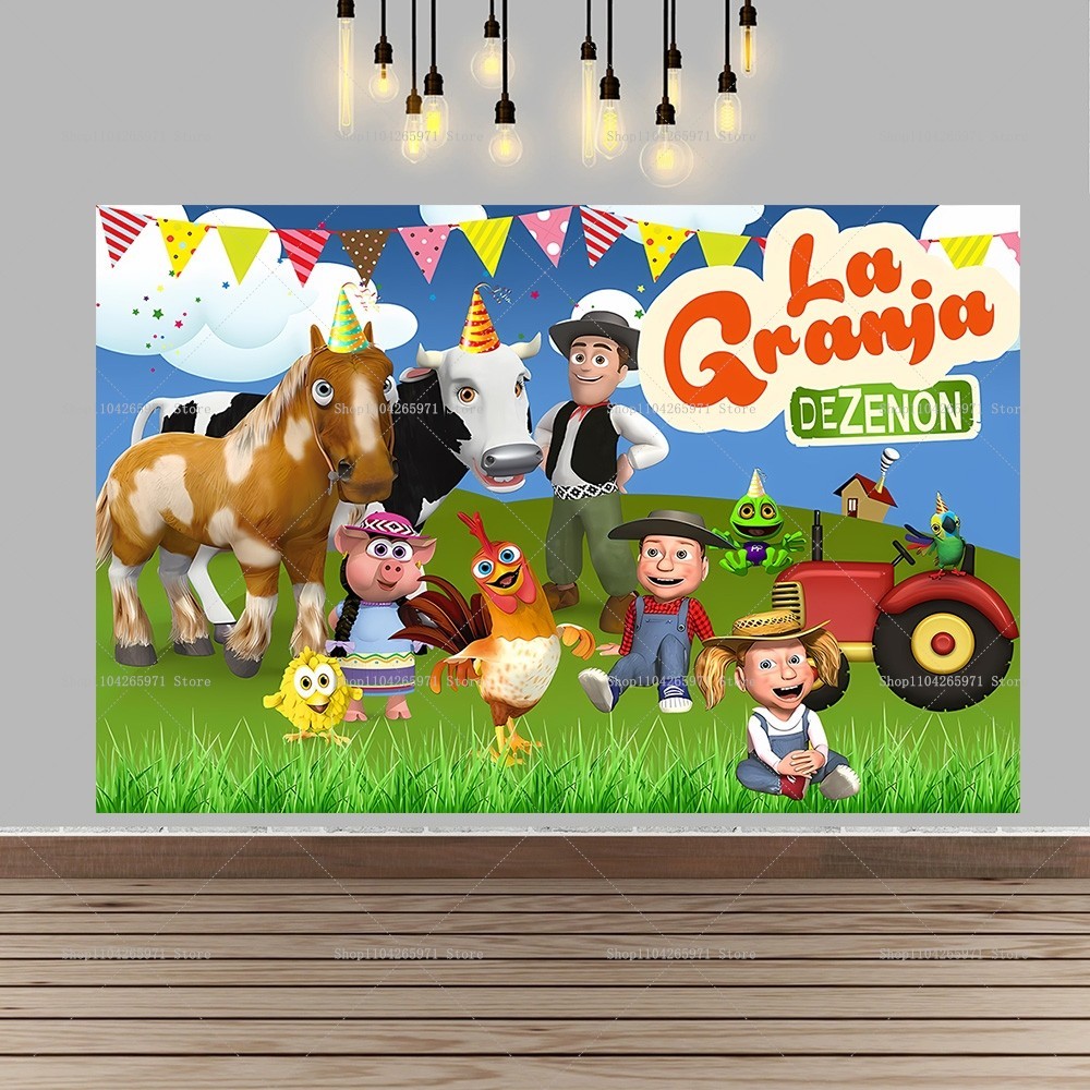 Photography Sport - Cartoon La Granja De Zenon Backdrop