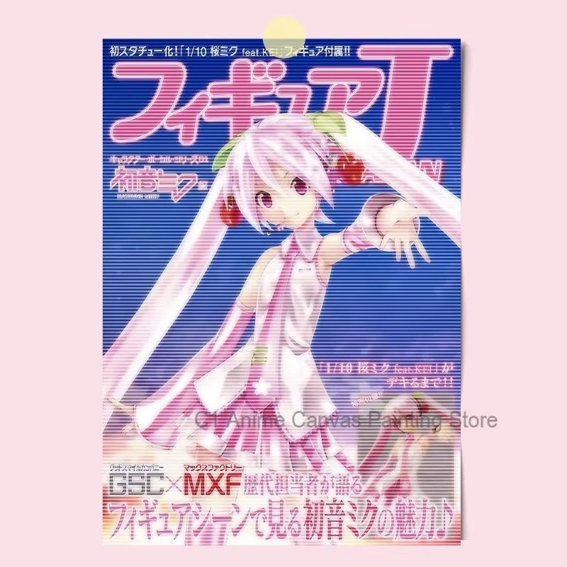 1pc frameless Hatsune Miku Ani - đánh giá và giá Photography Poster