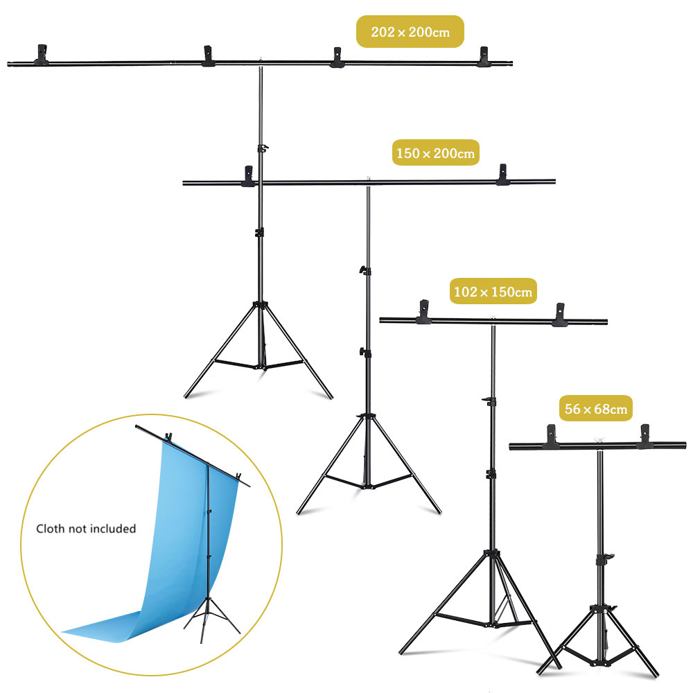 Photography T-shape Background - đánh giá và giá Backdrop Stand Kit