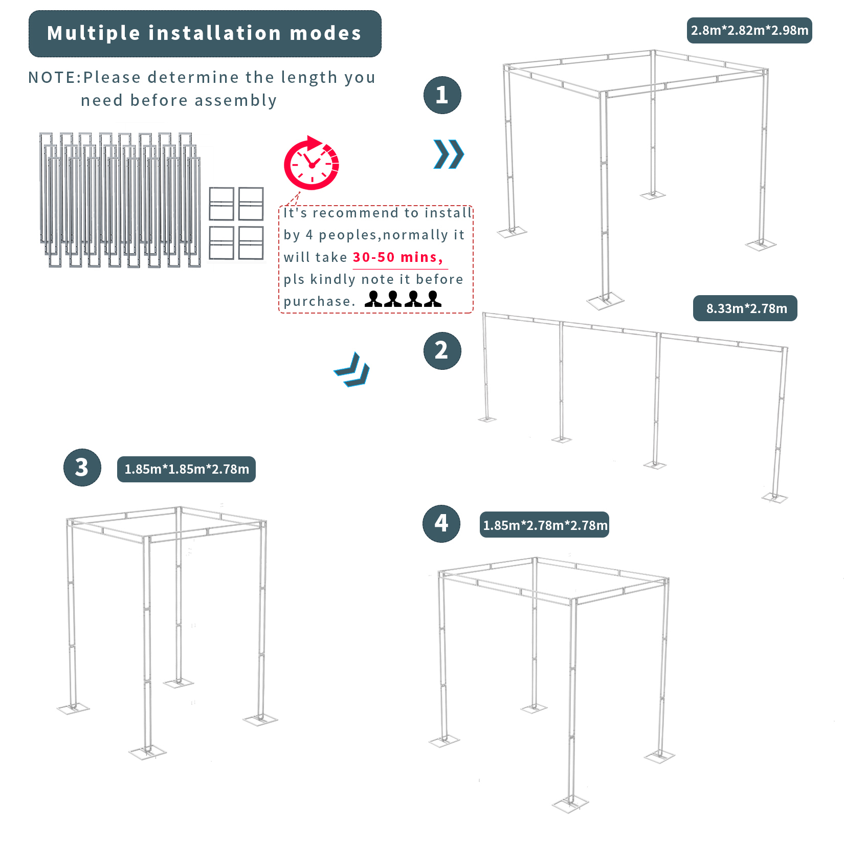 Heavy Wedding Backdrop Stand K - đánh giá và giá Backdrop Stand Kit