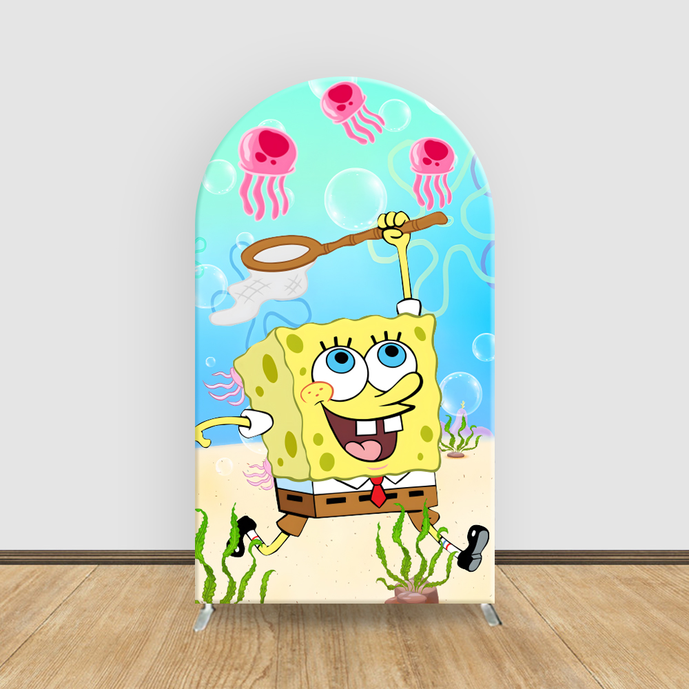 SpongeBob Arch Backdrop Cover  - đánh giá và giá Photography Sport