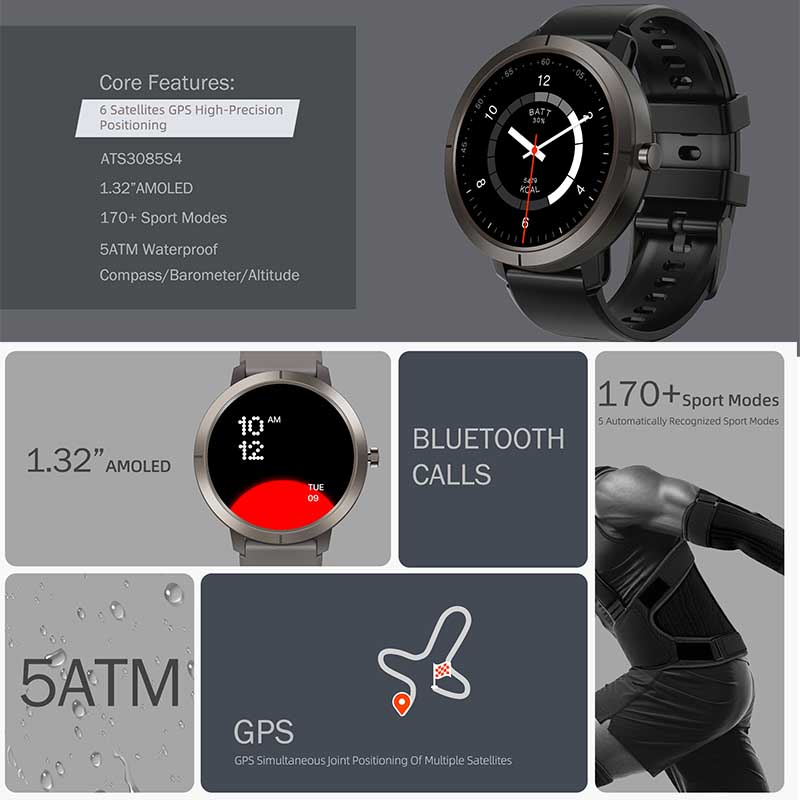 2026 GPS Smart Watch AMOLED 1. - đánh giá và giá Intervalometer Timer