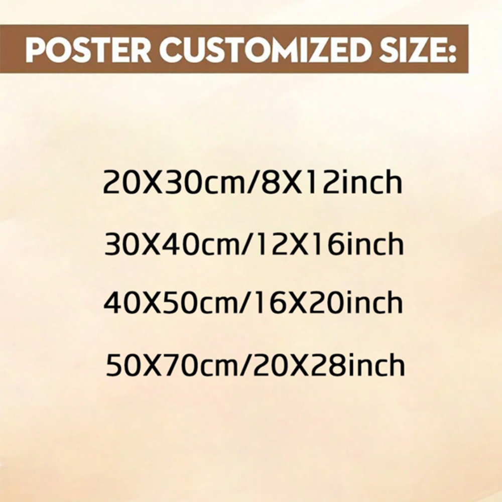 1pc Frameless Personalize Cust - đánh giá và giá Photography Poster