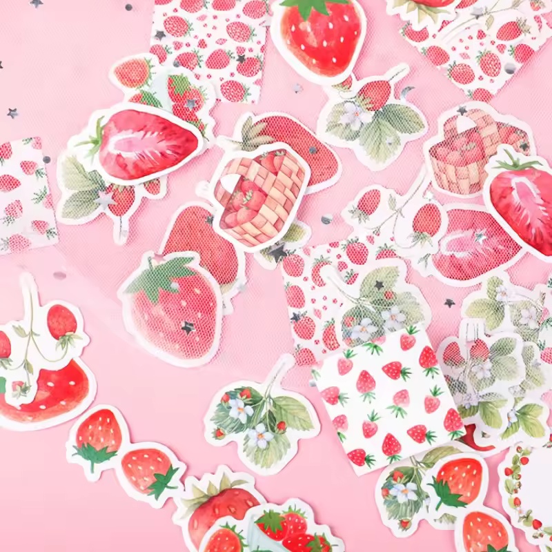 45Pcs Fruit Strawberry Box Sti - đánh giá và giá Photography Magazine