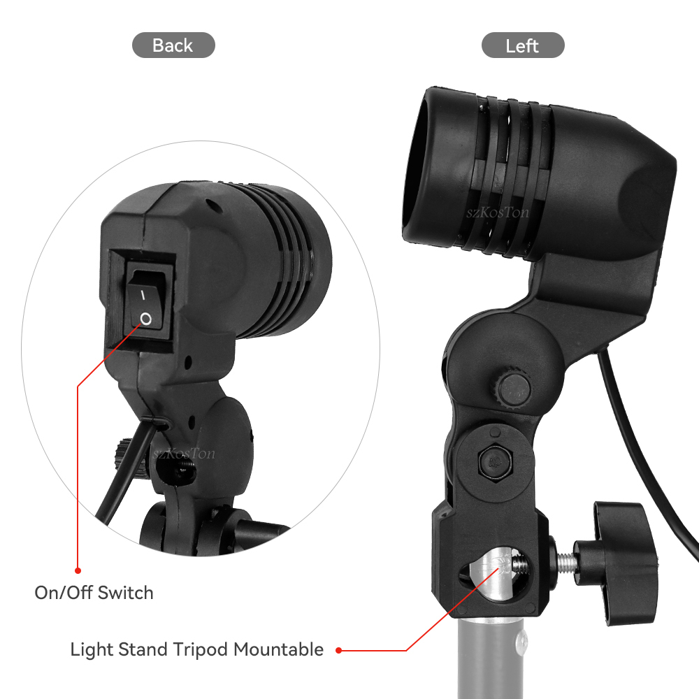 Single Head Bulb Holder E27 So - đánh giá và giá Photography Bulb