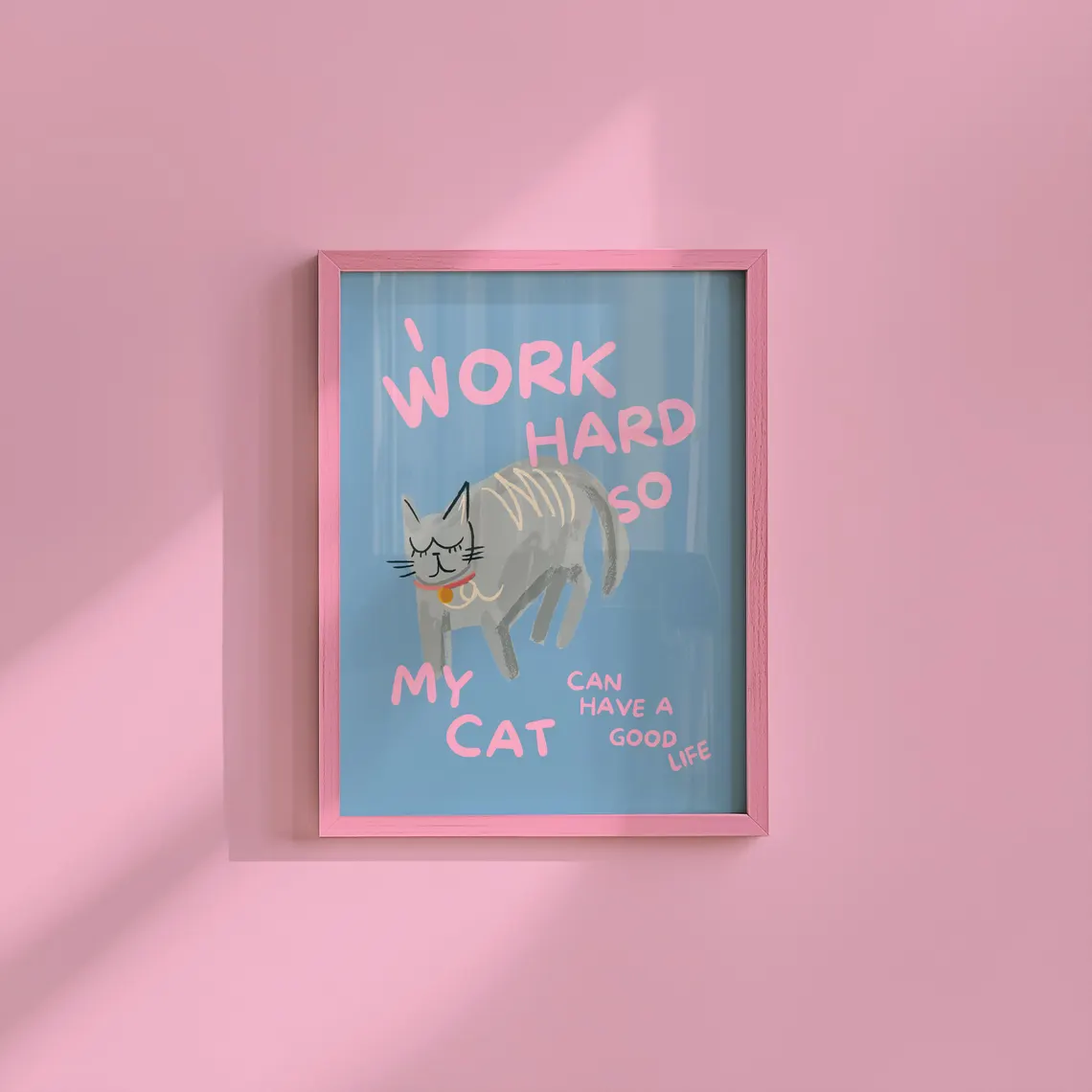 Humorous Cat Lover Wall Print  - đánh giá và giá Photography Art