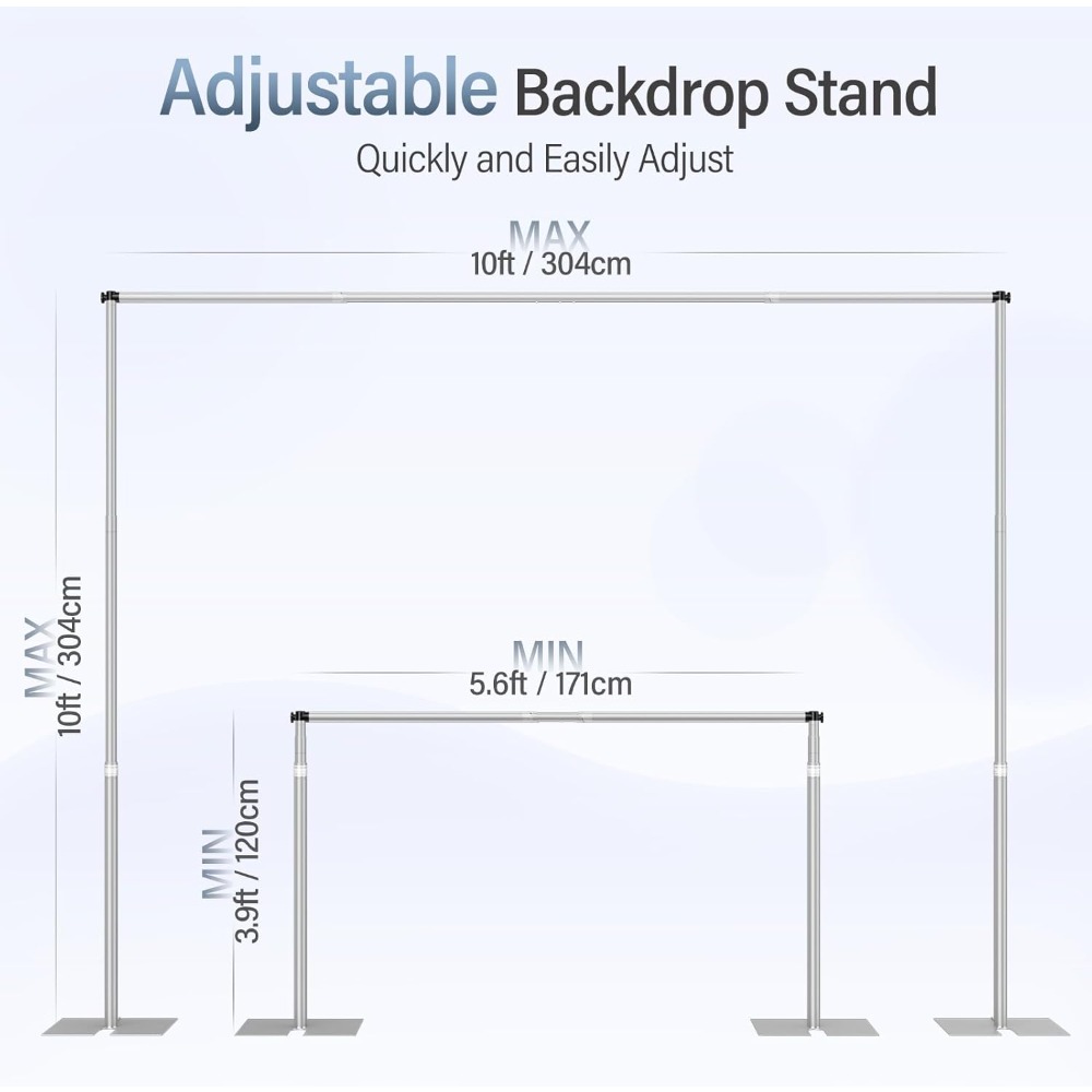 US Shipping Heavy Duty 10x10Ft - đánh giá và giá Backdrop Stand Kit