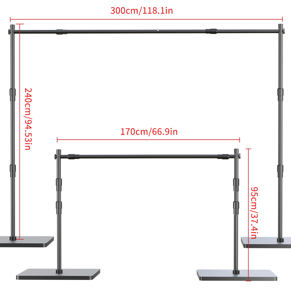 2.4X3M Heavy Duty Background B - đánh giá và giá Backdrop Stand Kit