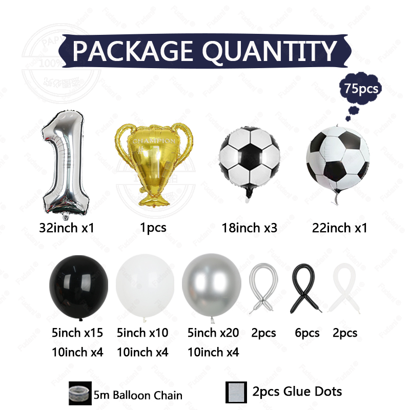 75pcs Football Trophy Balloon  - đánh giá và giá Photography Awards