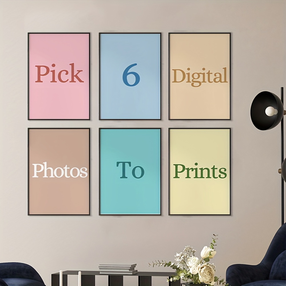 6pcs/set Personalized Custom C - đánh giá và giá Photography Poster