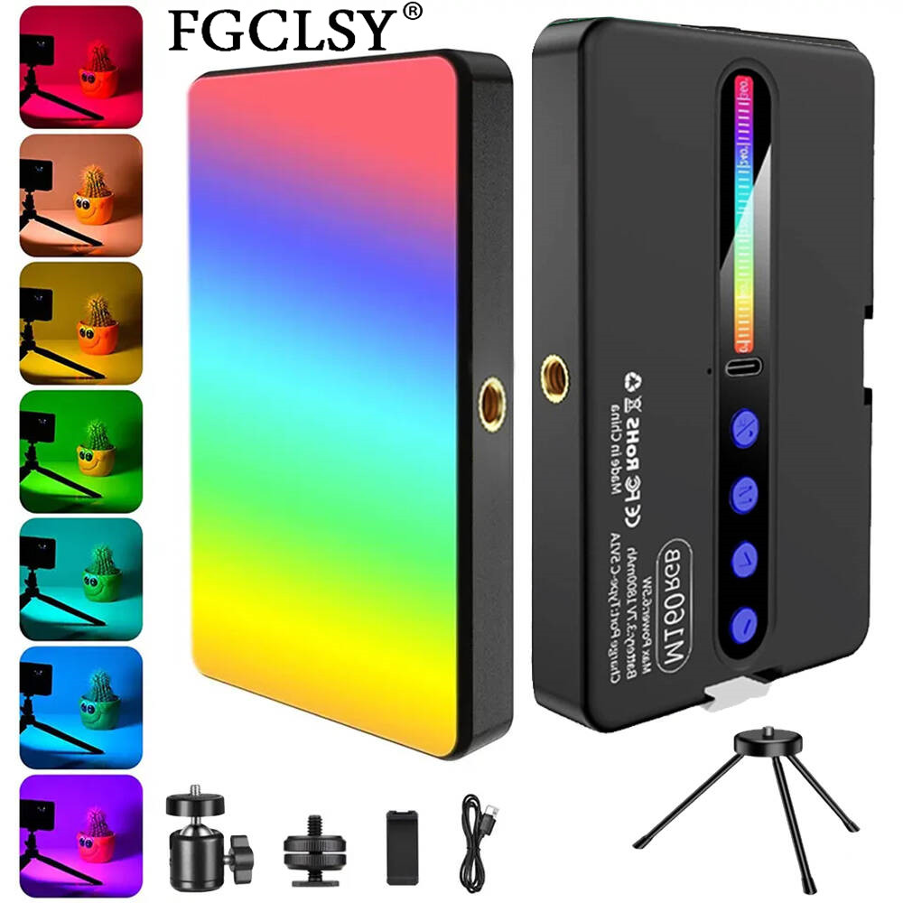 LED RGB Camera Light Full Colo - đánh giá và giá Photography Bulb