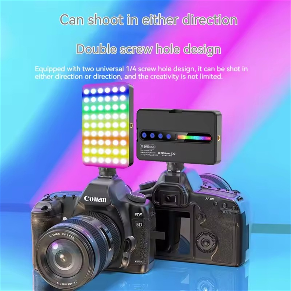 LED RGB Camera Light Full Colo - đánh giá và giá Photography Bulb
