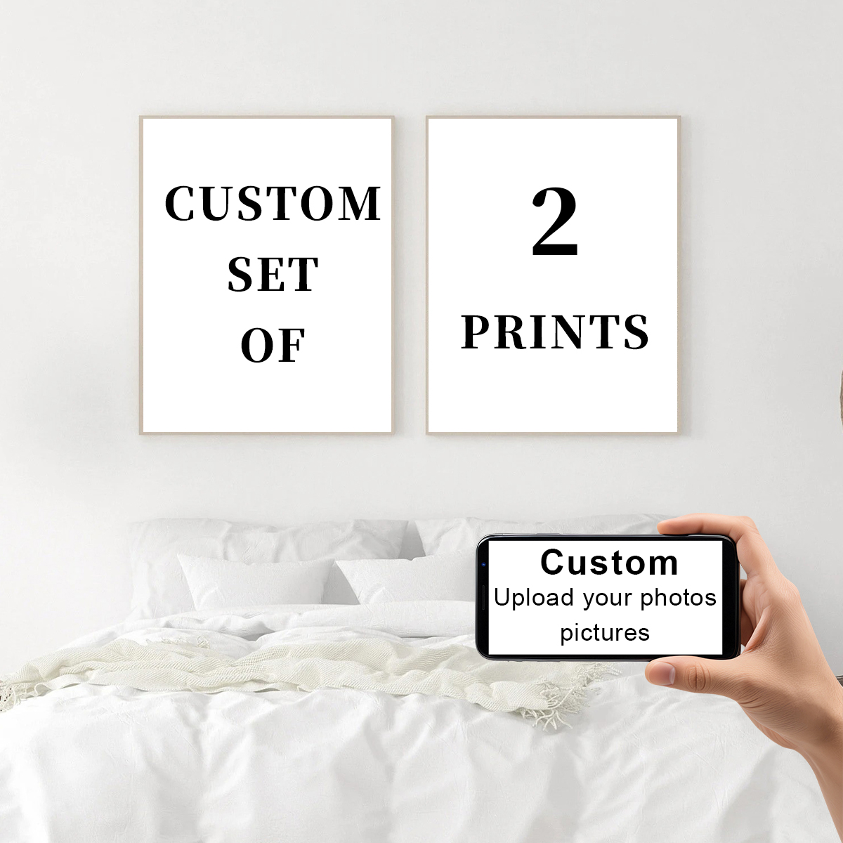 2pcs/set Custom Canvas Prints  - đánh giá và giá Photography Poster