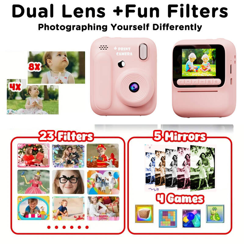 Color Printing Camera Kids Ins - đánh giá và giá Photography And Videography