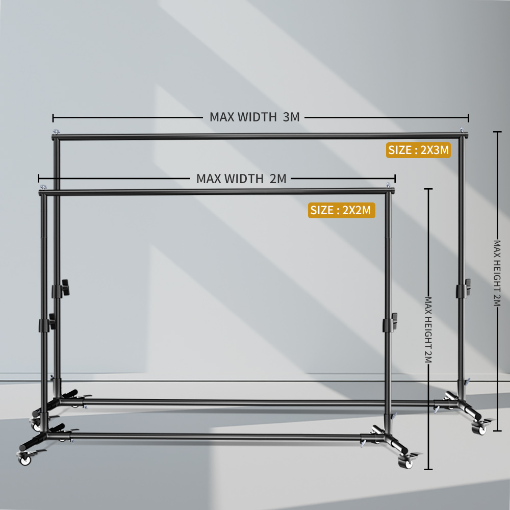 SH 2X2M / 2X3M Background Stan - đánh giá và giá Backdrop Stand Kit
