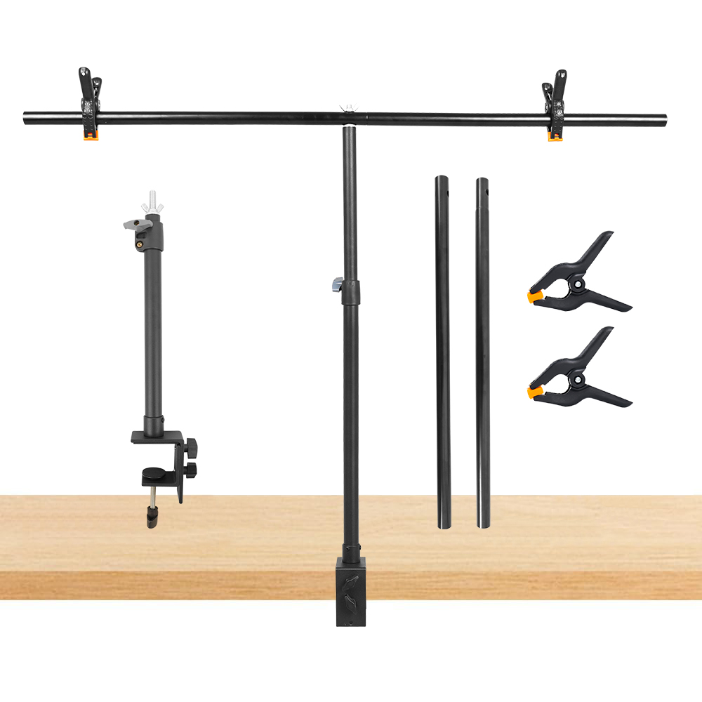 Adjustable Small Desk T-shaped - đánh giá và giá Backdrop Stand Kit