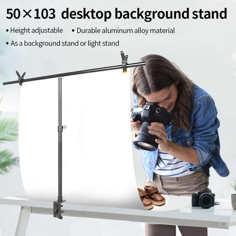 Adjustable Small Desk T-shaped - đánh giá và giá Backdrop Stand Kit