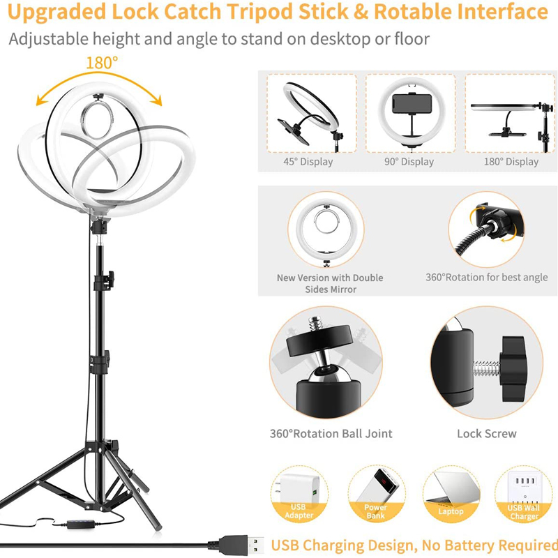 16cm 26cm 33cm LED Ring Lights - đánh giá và giá Photography Bulb